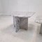 Italian Bianco Carrara Marble Coffee or Side Tables, 1980s, Set of 3 14