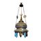 Turkish Gilt Brass and Crystal Ceiling Lamp 1