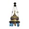Turkish Gilt Brass and Crystal Ceiling Lamp 4