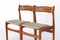 Dänische Vintage Stühle aus Nussholz, 1960er, 2er Set 3