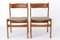 Dänische Vintage Stühle aus Nussholz, 1960er, 2er Set 1