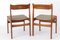 Chaises Vintage en Noyer, Danemark, 1960s, Set de 2 2