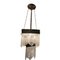 Lampe à Suspension en Bronze et Cristal, Set de 2 6