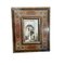 Vintage Wooden and Inlaid Wood Frame, Image 1