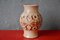Vaso color sabbia con fiori di Wekara Keramik, anni '60, Immagine 1