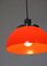 Lampe à Suspension Faro Space Age Orange par Luigi Massoni pour Guzzini, 1960s 6