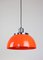Space Age Orange Faro Pendant Lamp by Luigi Massoni for Guzzini, 1960s 1