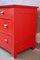 Red Patinated Dresser, 1940s 6
