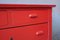Red Patinated Dresser, 1940s 7