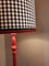 Red Metal Floor Lamp with Cylindrical Lampshade from Houlès 13