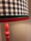Red Metal Floor Lamp with Cylindrical Lampshade from Houlès, Image 10