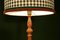 Red Metal Floor Lamp with Cylindrical Lampshade from Houlès, Image 8