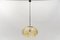 Large Oval Yellow Murano Glass Ball Pendant Lamp from Doria Leuchten, Germany, 1960s 2