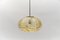 Large Oval Yellow Murano Glass Ball Pendant Lamp from Doria Leuchten, Germany, 1960s 4