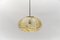 Large Oval Yellow Murano Glass Ball Pendant Lamp from Doria Leuchten, Germany, 1960s, Image 4