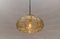 Large Oval Yellow Murano Glass Ball Pendant Lamp from Doria Leuchten, Germany, 1960s, Image 9