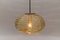 Large Oval Yellow Murano Glass Ball Pendant Lamp from Doria Leuchten, Germany, 1960s 7