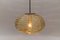 Large Oval Yellow Murano Glass Ball Pendant Lamp from Doria Leuchten, Germany, 1960s, Image 7