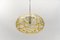 Large Oval Yellow Murano Glass Ball Pendant Lamp from Doria Leuchten, Germany, 1960s 1