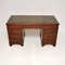 Georgian Leather Top Pedestal Desk, 1800s, Image 1