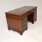 Georgian Leather Top Pedestal Desk, 1800s, Image 4