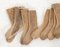 Adornos de calcetines de madera, siglo XIX. Juego de 15, Imagen 2
