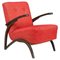 Lounge Chair in Original Red Upholstery from Jindrich Halabala, Czech Republic, 1930s 1