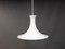 Vintage White Opaline Glass Mandarin Pendant Hanging Lamp by Michael Bang for Holmegaard/Royal Copenhagen, 1980s 1