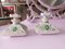 Antique French Hand Painted Porcelain Perfume Bottles, Set of 2 2