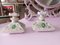 Antique French Hand Painted Porcelain Perfume Bottles, Set of 2, Image 2