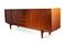 Credenza in teak con ante scorrevoli di Dyrlund, anni '60, Immagine 11