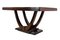 Extendable Art Deco Macassar Ebony Dining Table, 1920s, Image 2