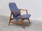 Fauteuil Mid-Century avec Accoudoirs Sculptés, Danemark, 1960s 15