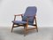 Mid-Century Danish Lounge Chair with Sculpted Armrests, 1960s 3