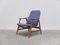 Mid-Century Danish Lounge Chair with Sculpted Armrests, 1960s, Image 1
