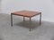 Modernist Cherry Wood & Metal Coffee Table by Jules Mijs, 1959 2