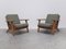 Early Oak GE-290 Lounge Chairs by Hans J. Wegner for Getama, 1953, Set of 2 7