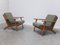 Early Oak GE-290 Lounge Chairs by Hans J. Wegner for Getama, 1953, Set of 2 11