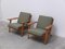 Early Oak GE-290 Lounge Chairs by Hans J. Wegner for Getama, 1953, Set of 2 4