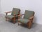 Early Oak GE-290 Lounge Chairs by Hans J. Wegner for Getama, 1953, Set of 2, Image 4