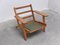 Early Oak GE-290 Lounge Chairs by Hans J. Wegner for Getama, 1953, Set of 2 25