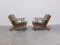 Early Oak GE-290 Lounge Chairs by Hans J. Wegner for Getama, 1953, Set of 2 2