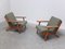 Early Oak GE-290 Lounge Chairs by Hans J. Wegner for Getama, 1953, Set of 2 12