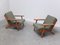 Early Oak GE-290 Lounge Chairs by Hans J. Wegner for Getama, 1953, Set of 2, Image 12