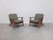 Early Oak GE-290 Lounge Chairs by Hans J. Wegner for Getama, 1953, Set of 2 1