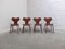 1st Edition Grand Prix Chairs by Arne Jacobsen for Fritz Hansen, Set of 4, 1959 2