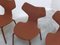 1st Edition Grand Prix Chairs by Arne Jacobsen for Fritz Hansen, Set of 4, 1959 6