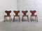 1st Edition Grand Prix Chairs by Arne Jacobsen for Fritz Hansen, Set of 4, 1959 1