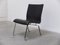 Modernistischer Sessel aus schwarzem Leder & Stahl, 1960er 7