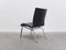 Modernistischer Sessel aus schwarzem Leder & Stahl, 1960er 13
